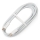 Cabo USB USB-C / USB-C conector 100W 1,5m branco