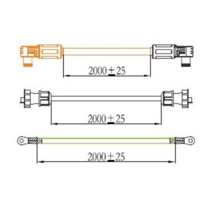 Cabos de ligação Growatt ARK-2.5H-A1 Cable
