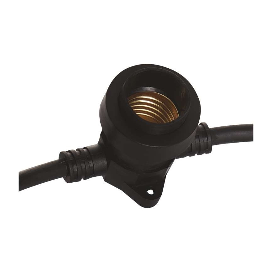 Cadeia decorativa exterior extensível 10xE27/7,35m IP44