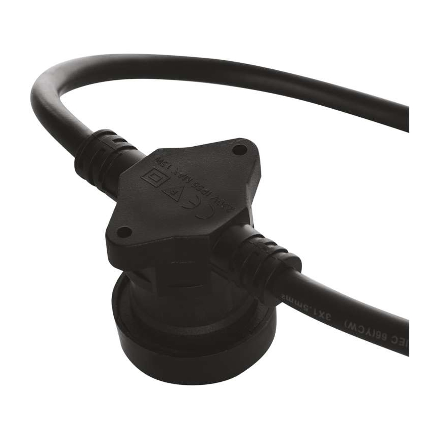 Cadeia decorativa exterior extensível 10xE27/7,35m IP44