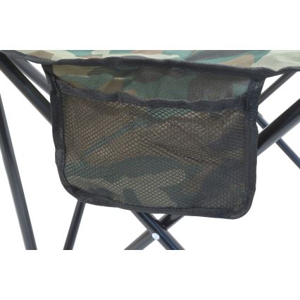 Cadeira de campismo dobrável camuflada