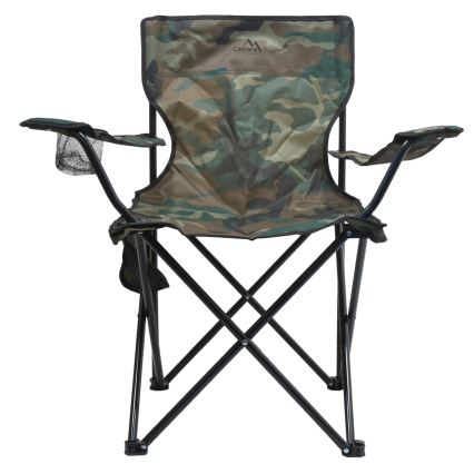 Cadeira de campismo dobrável camuflada