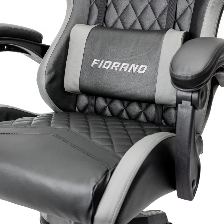 Cadeira de Gaming FIORANO preto/cinzento