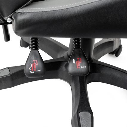 Cadeira de Gaming FIORANO preto/cinzento