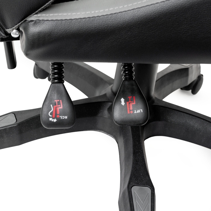 Cadeira de Gaming FIORANO preto/cinzento