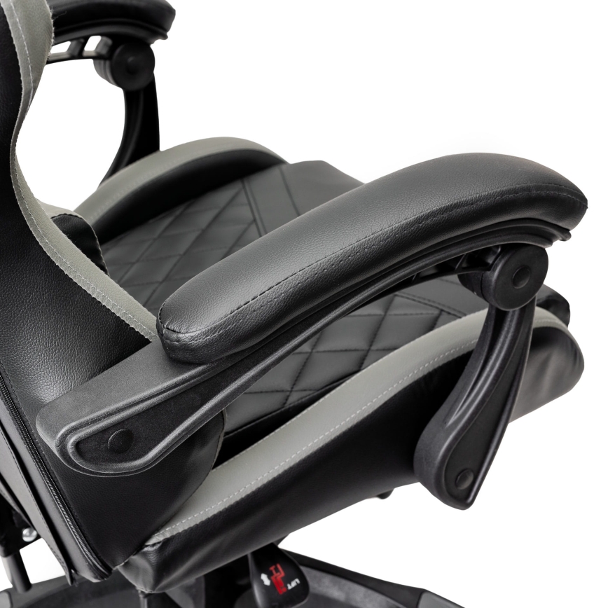 Cadeira de Gaming FIORANO preto/cinzento