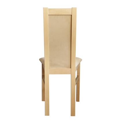 Cadeira de jantar ZOE faia/creme