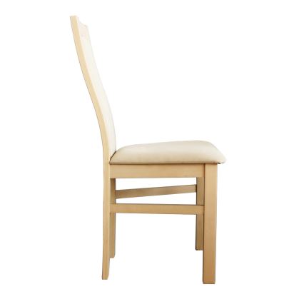 Cadeira de jantar ZOE faia/creme