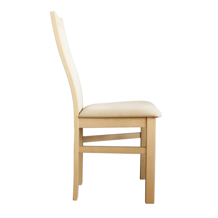 Cadeira de jantar ZOE faia/creme