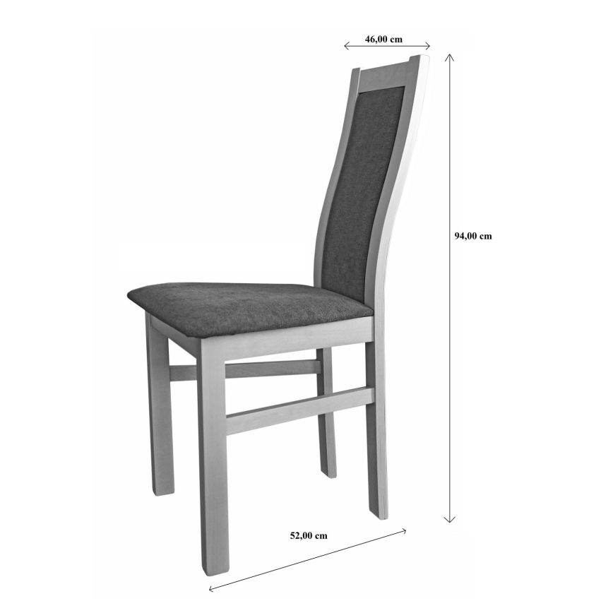 Cadeira de jantar ZOE faia/creme