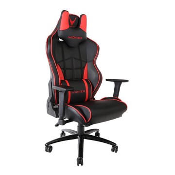 Cadeira de jogo VARR Monza preto/vermelho