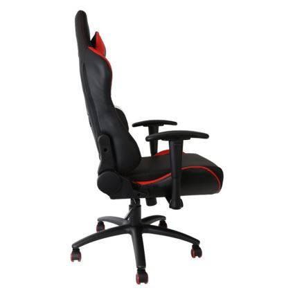 Cadeira de jogo VARR Silverstone preto/vermelho