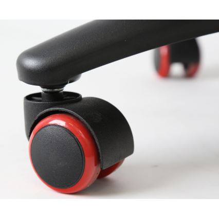 Cadeira de jogo VARR Silverstone preto/vermelho