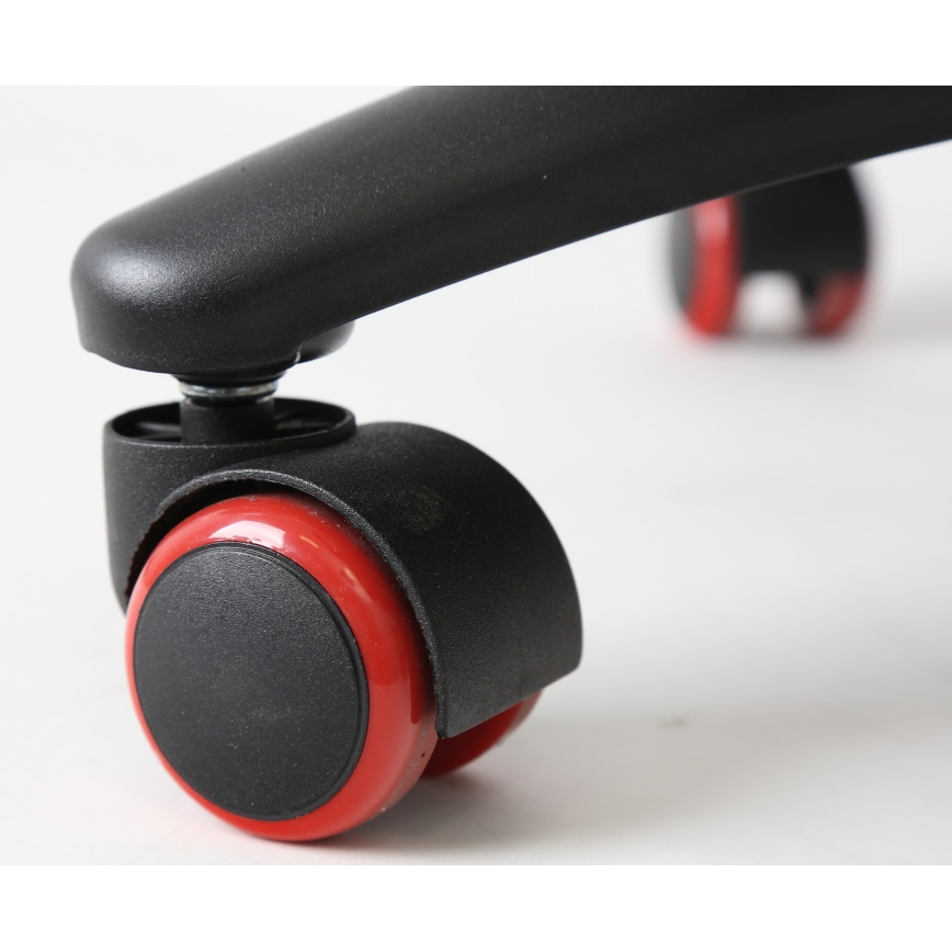 Cadeira de jogo VARR Silverstone preto/vermelho