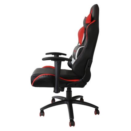 Cadeira de jogo VARR Silverstone preto/vermelho