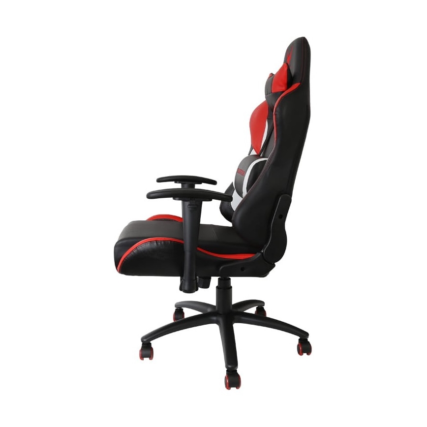 Cadeira de jogo VARR Silverstone preto/vermelho
