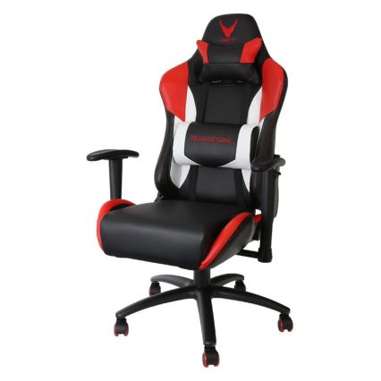 Cadeira de jogo VARR Silverstone preto/vermelho