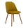 Cadeira de refeição BAKERI 86x48 cm amarelo/faia