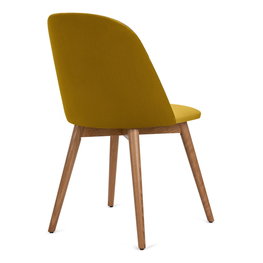 Cadeira de refeição BAKERI 86x48 cm amarelo/faia