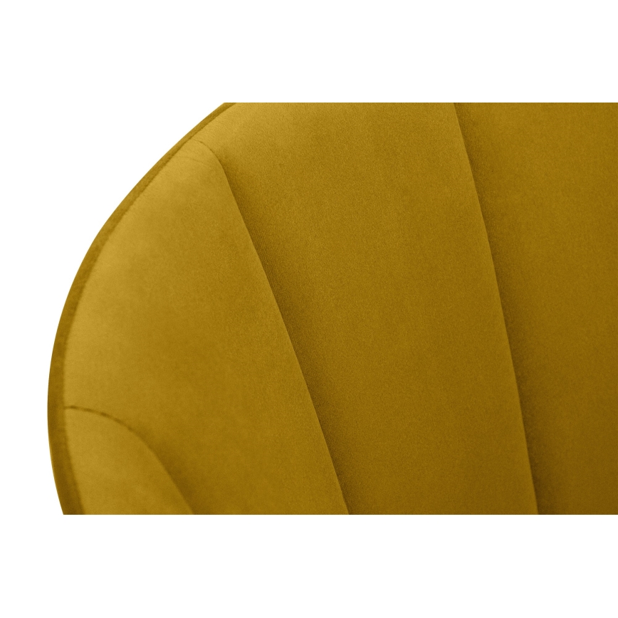 Cadeira de refeição BAKERI 86x48 cm amarelo/faia