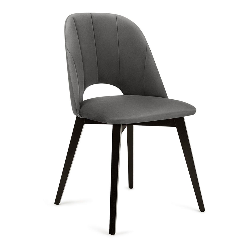 Cadeira de refeição BOVIO 86x48 cm cinzento/faia