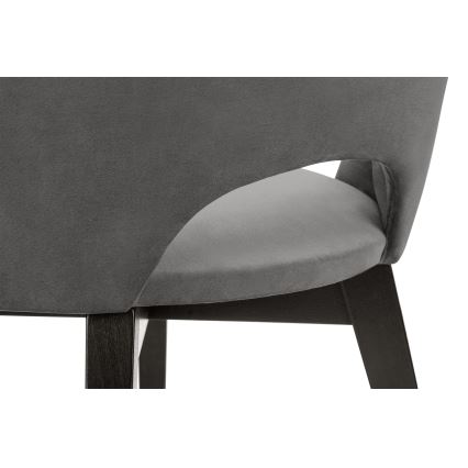 Cadeira de refeição BOVIO 86x48 cm cinzento/faia