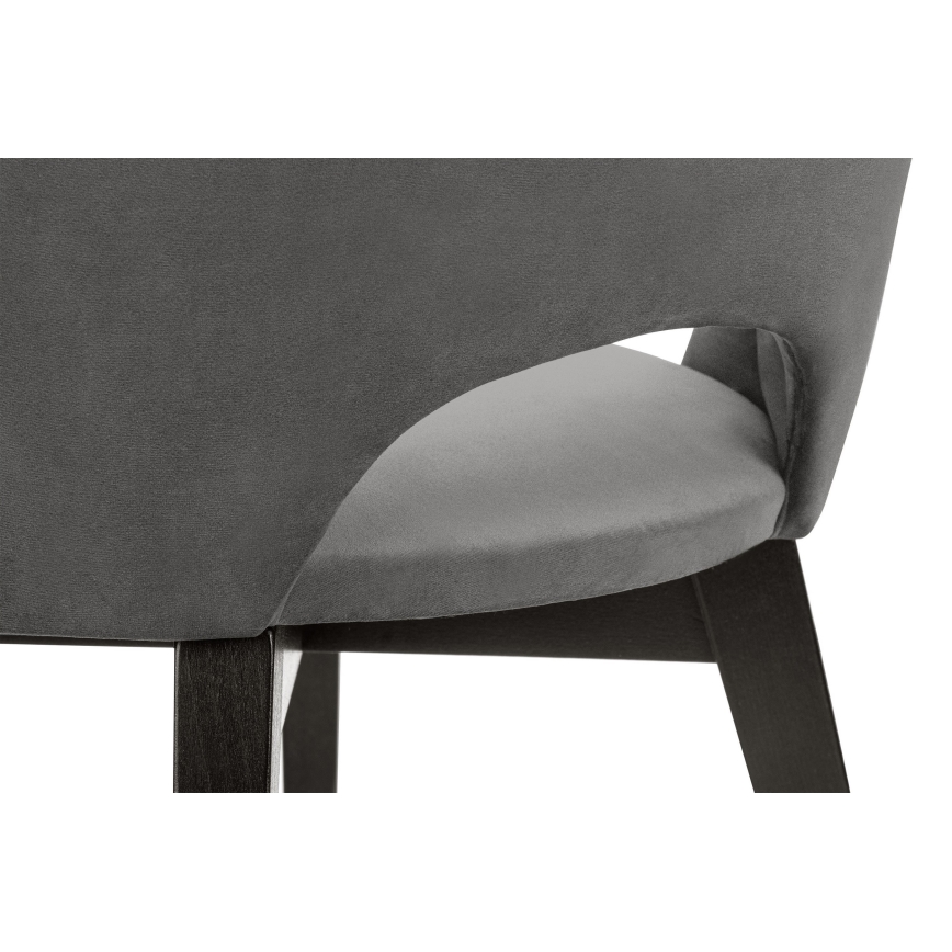 Cadeira de refeição BOVIO 86x48 cm cinzento/faia