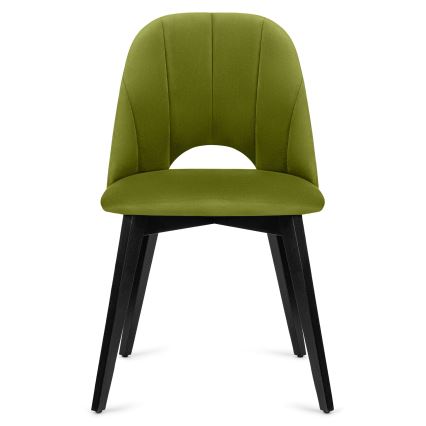 Cadeira de refeição BOVIO 86x48 cm verde claro/faia