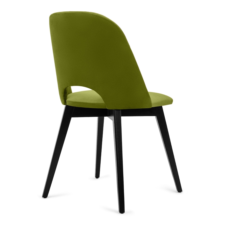 Cadeira de refeição BOVIO 86x48 cm verde claro/faia