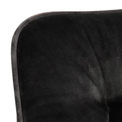 Cadeira de refeição com apoios de braços AYLIN 1 unid. preto