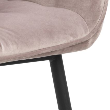 Cadeira de refeição com apoios de braços AYLIN 1 unid. rosa