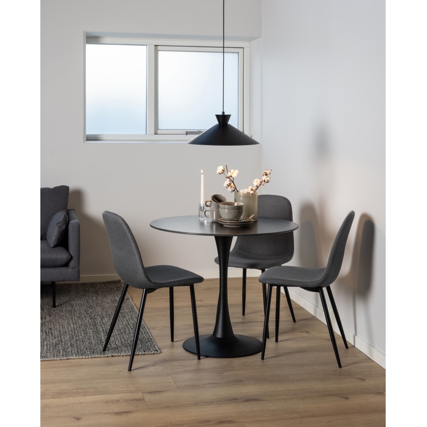 Cadeira de refeição KAIA 1 unid. cinzento escuro