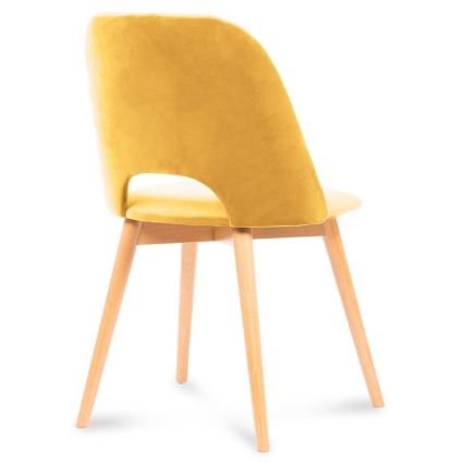 Cadeira de refeição TINO 86x48 cm amarelo/faia