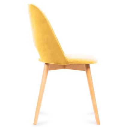 Cadeira de refeição TINO 86x48 cm amarelo/faia