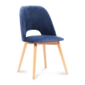 Cadeira de refeição TINO 86x48 cm azul escuro/faia