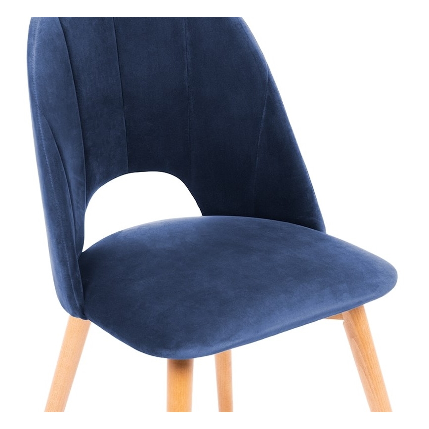 Cadeira de refeição TINO 86x48 cm azul escuro/faia