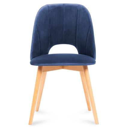 Cadeira de refeição TINO 86x48 cm azul escuro/faia
