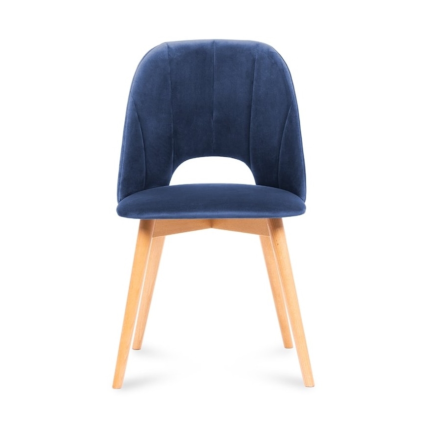 Cadeira de refeição TINO 86x48 cm azul escuro/faia