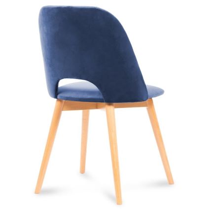 Cadeira de refeição TINO 86x48 cm azul escuro/faia
