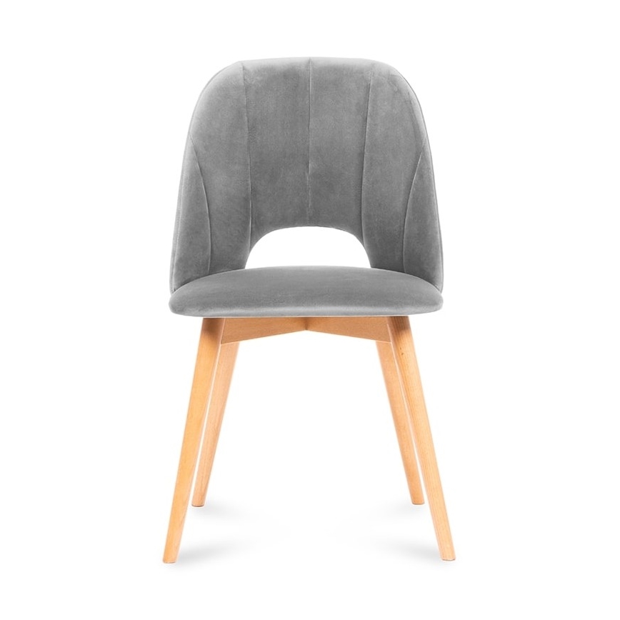 Cadeira de refeição TINO 86x48 cm cinzento/faia