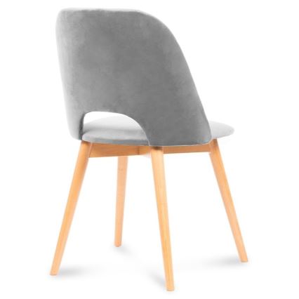Cadeira de refeição TINO 86x48 cm cinzento/faia