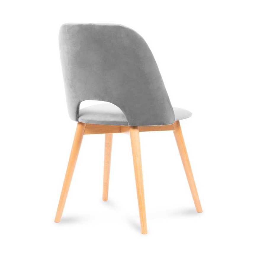 Cadeira de refeição TINO 86x48 cm cinzento/faia