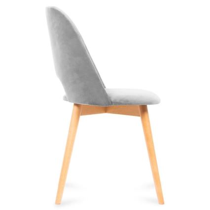Cadeira de refeição TINO 86x48 cm cinzento/faia