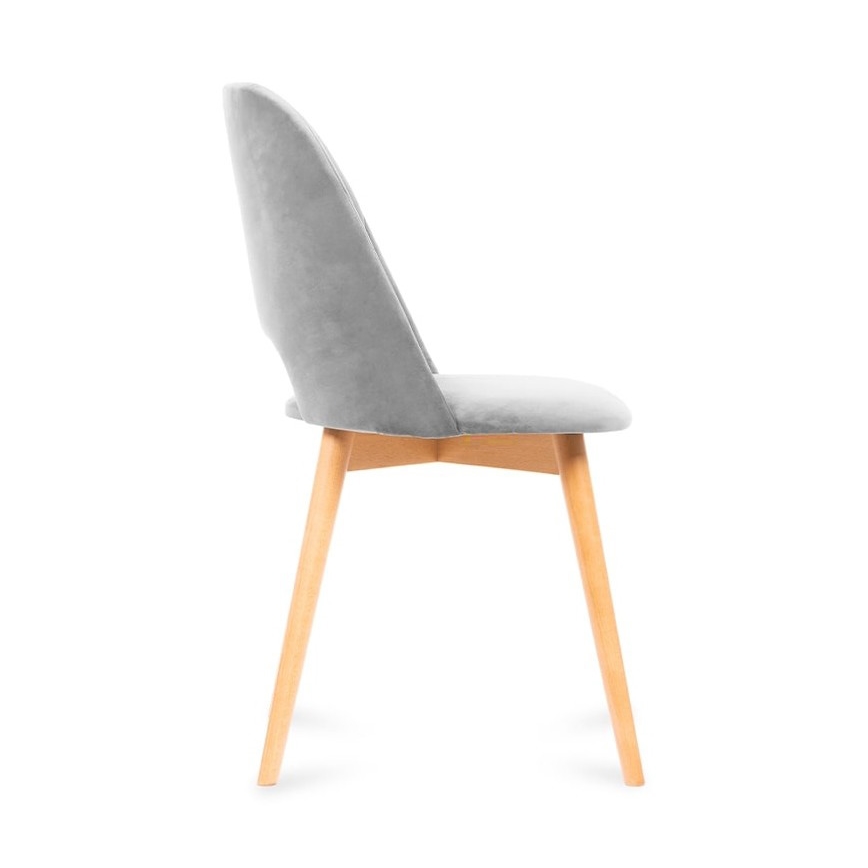 Cadeira de refeição TINO 86x48 cm cinzento/faia