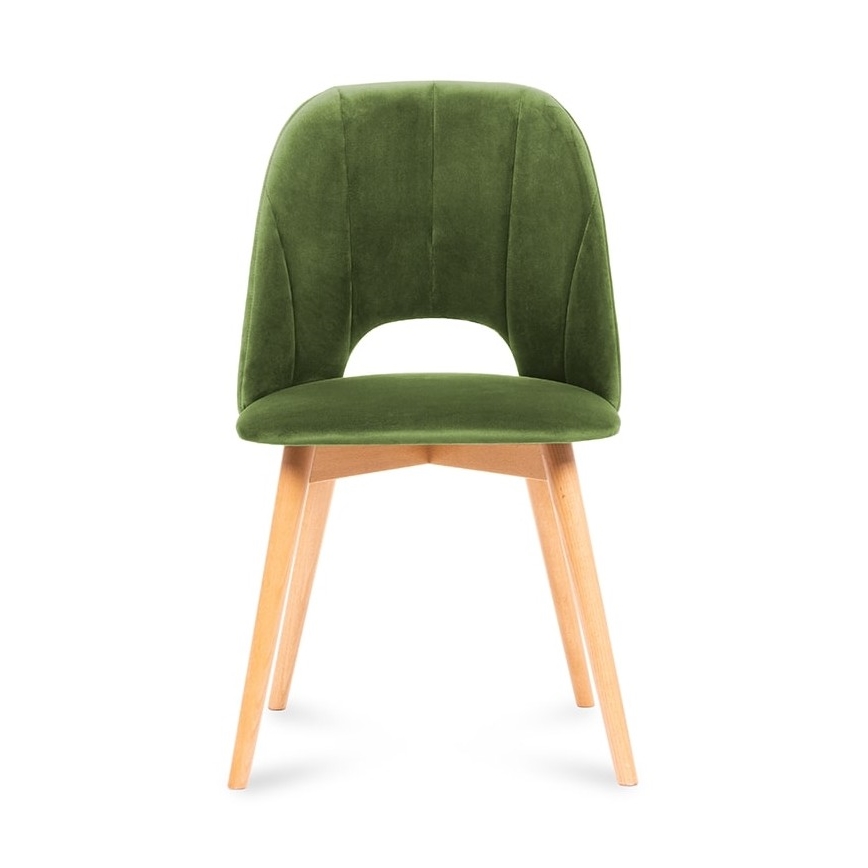 Cadeira de refeição TINO 86x48 cm verde claro/faia