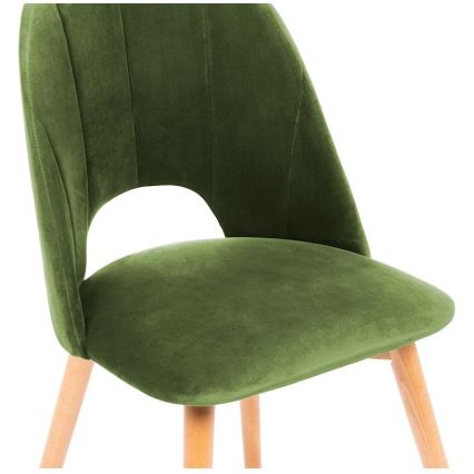 Cadeira de refeição TINO 86x48 cm verde claro/faia