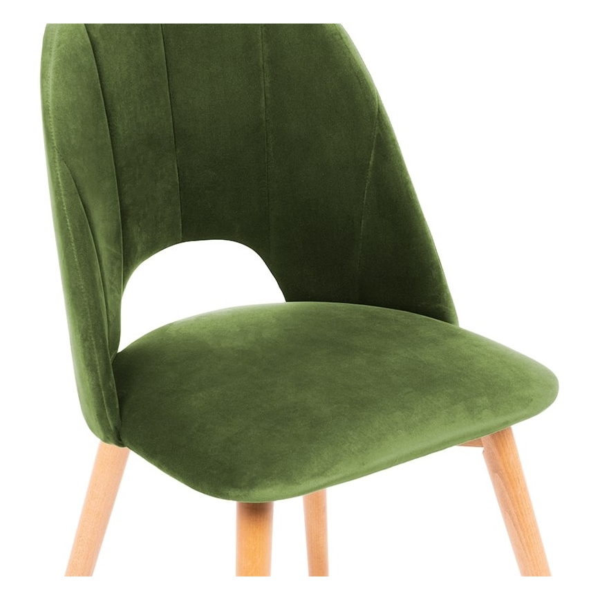 Cadeira de refeição TINO 86x48 cm verde claro/faia