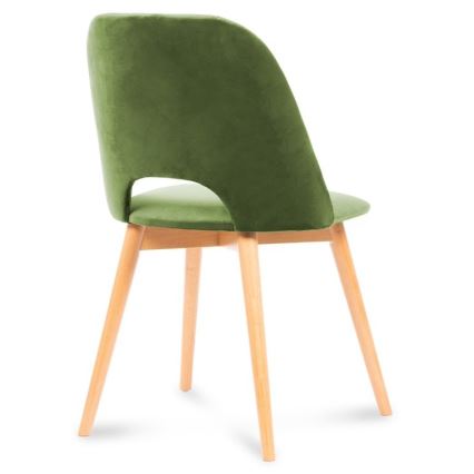Cadeira de refeição TINO 86x48 cm verde claro/faia