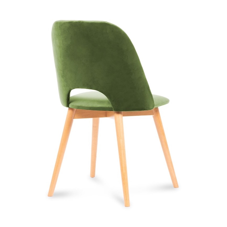 Cadeira de refeição TINO 86x48 cm verde claro/faia