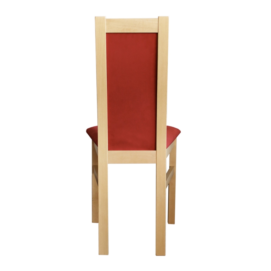 Cadeira de refeição ZOE faia/vermelho